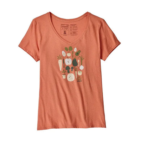 Tricou Patagonia W Harvest Haul Organic V-neck   Tricou Patagonia W Harvest Haul Organic V-neck
