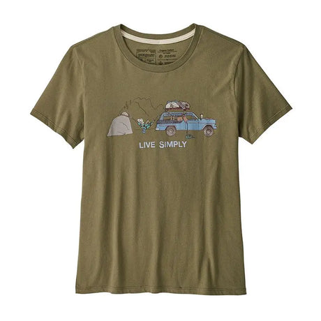Tricou Patagonia W Live Simply Lounger Organic Crew   Tricou Patagonia W Live Simply Lounger Organic Crew