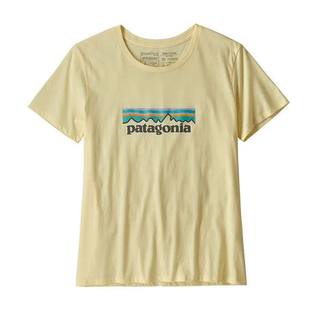 Tricou Patagonia W Pastel P-6 Logo Organic Cotton Crew   Tricou Patagonia W Pastel P-6 Logo Organic Cotton Crew