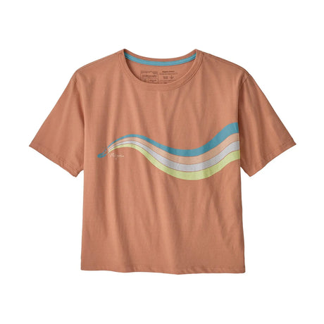 Tricou Patagonia W Psychedelic Slider Organic Easy Cut   Tricou Patagonia W Psychedelic Slider Organic Easy Cut