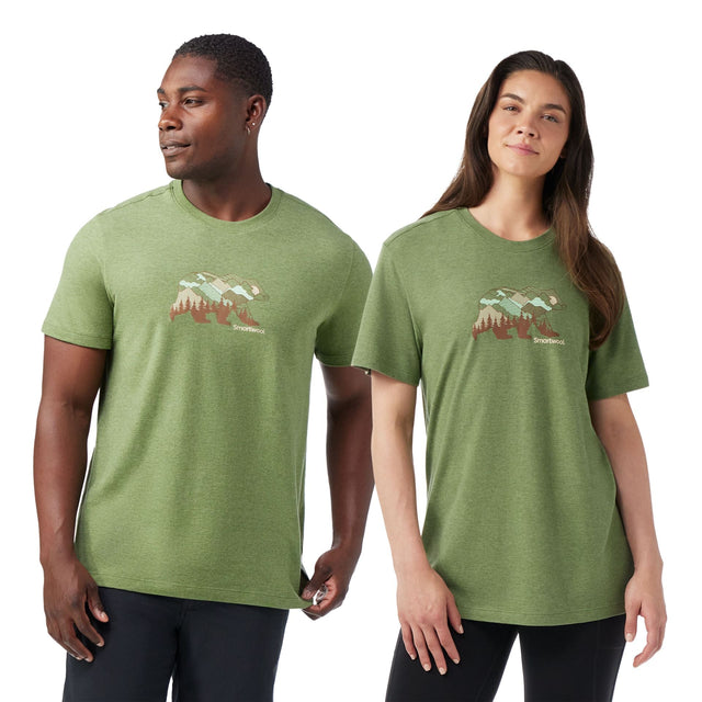 Tricou Unisex Smartwool Bear View Graphic   Tricou Unisex Smartwool Bear View Graphic