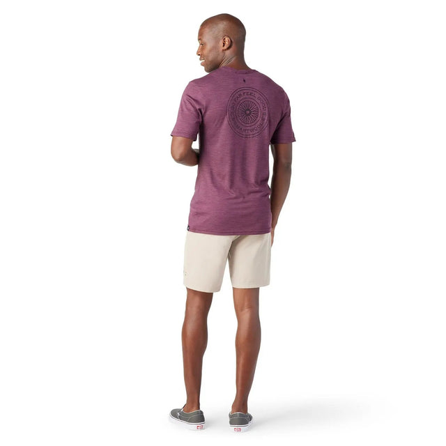 Tricou Smartwool M Merino Sport 150 Go Far, Feel Good Spokes Graphic   Tricou Smartwool M Merino Sport 150 Go Far, Feel Good Spokes Graphic