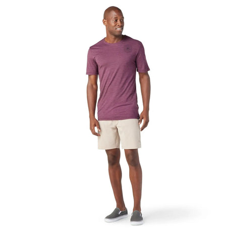 Tricou Smartwool M Merino Sport 150 Go Far, Feel Good Spokes Graphic   Tricou Smartwool M Merino Sport 150 Go Far, Feel Good Spokes Graphic