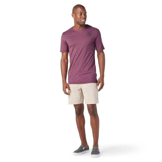 Tricou Smartwool M Merino Sport 150 Go Far, Feel Good Spokes Graphic   Tricou Smartwool M Merino Sport 150 Go Far, Feel Good Spokes Graphic