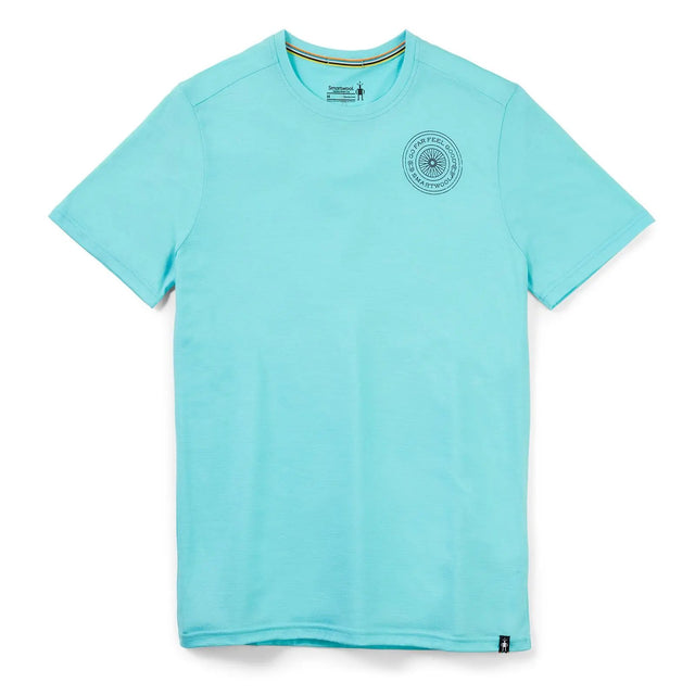 Tricou Smartwool M Merino Sport 150 Go Far, Feel Good Spokes Graphic   Tricou Smartwool M Merino Sport 150 Go Far, Feel Good Spokes Graphic