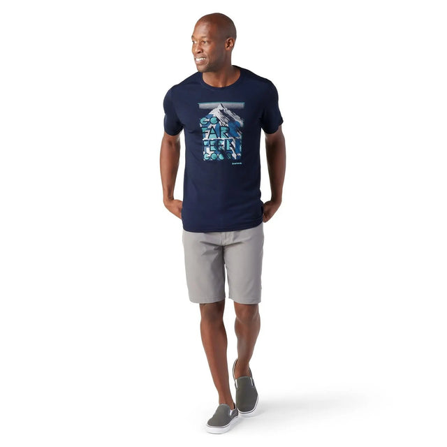 Tricou Smartwool M Merino Sport 150 Go Far, Feel Good Summit Graphic   Tricou Smartwool M Merino Sport 150 Go Far, Feel Good Summit Graphic