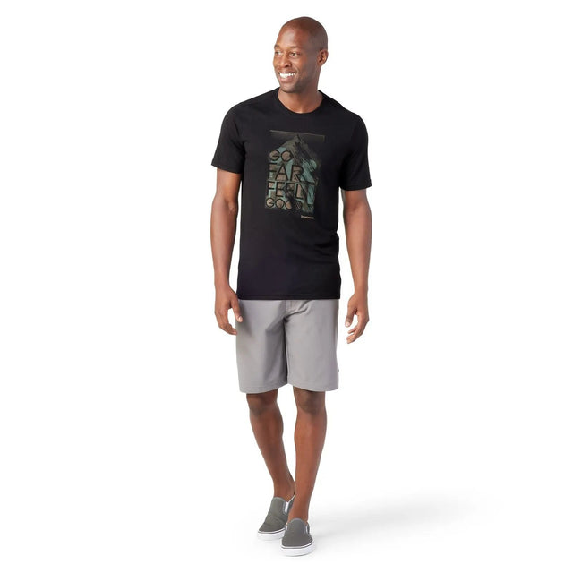 Tricou Smartwool M Merino Sport 150 Go Far, Feel Good Summit Graphic   Tricou Smartwool M Merino Sport 150 Go Far, Feel Good Summit Graphic