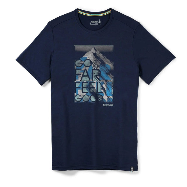 Tricou Smartwool M Merino Sport 150 Go Far, Feel Good Summit Graphic   Tricou Smartwool M Merino Sport 150 Go Far, Feel Good Summit Graphic