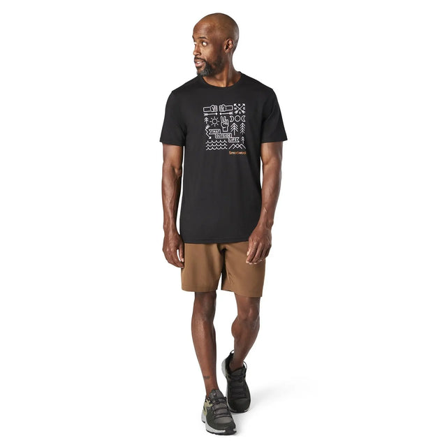 Tricou Smartwool M Merino Sport 150 Park Vibes Graphic   Tricou Smartwool M Merino Sport 150 Park Vibes Graphic