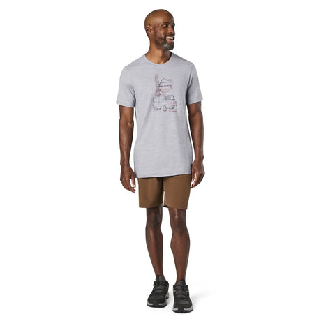 Tricou Smartwool M Merino Sport 150 Van Days Graphic   Tricou Smartwool M Merino Sport 150 Van Days Graphic