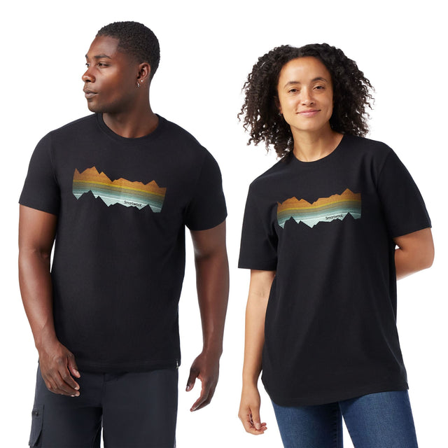 Tricou Smartwool Mountain Horizon Graphic   Tricou Smartwool Mountain Horizon Graphic
