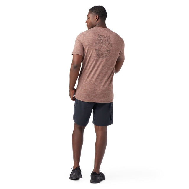 Tricou Smartwool Stag Stare Hemp Graphic   Tricou Smartwool Stag Stare Hemp Graphic