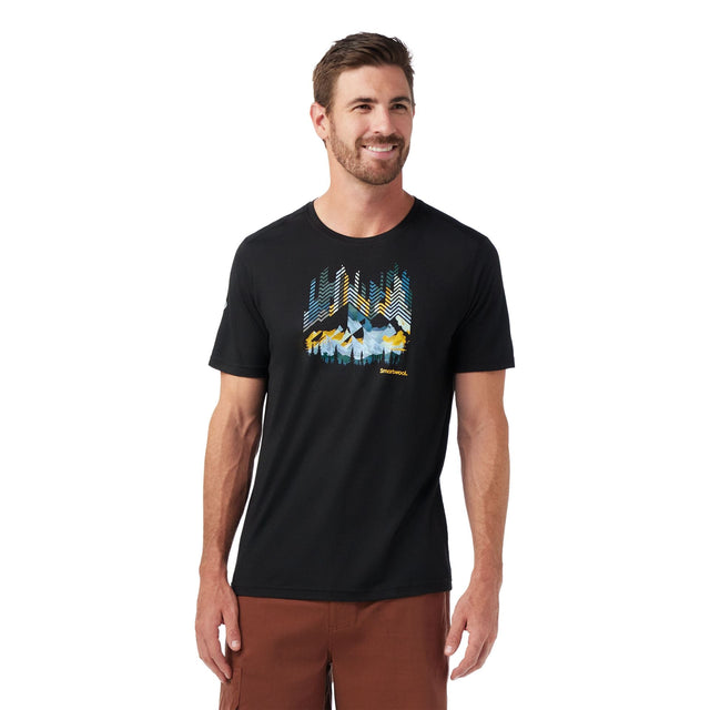 Tricou Smartwool Vital Peaks Active Graphic   Tricou Smartwool Vital Peaks Active Graphic
