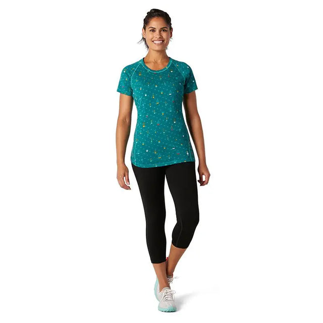 Tricou Smartwool W Merino 150 Print   Tricou Smartwool W Merino 150 Print