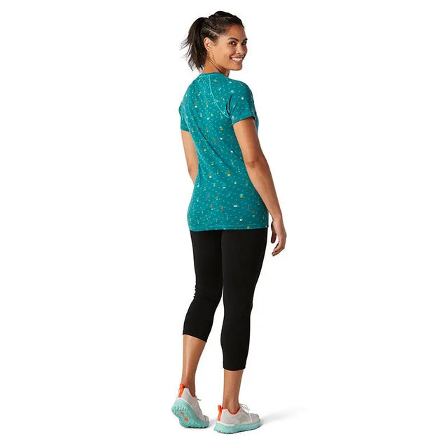 Tricou Smartwool W Merino 150 Print   Tricou Smartwool W Merino 150 Print