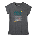 Tricou Smartwool W Merino 150 Sport Surfing Flamingos   Tricou Smartwool W Merino 150 Sport Surfing Flamingos