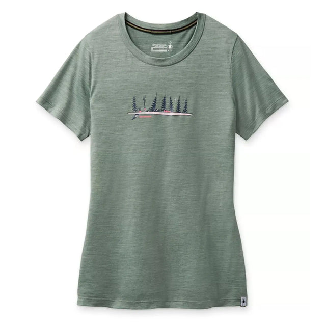 Tricou Smartwool W Merino Sport 150 Camping With Friends Graphic   Tricou Smartwool W Merino Sport 150 Camping With Friends Graphic