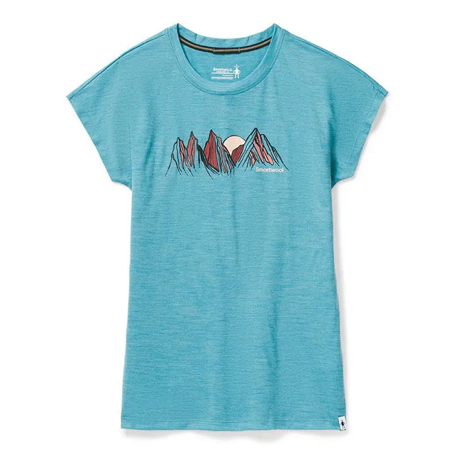 Tricou Smartwool W Merino Sport 150 Castles In The Stratosphere Graphic   Tricou Smartwool W Merino Sport 150 Castles In The Stratosphere Graphic