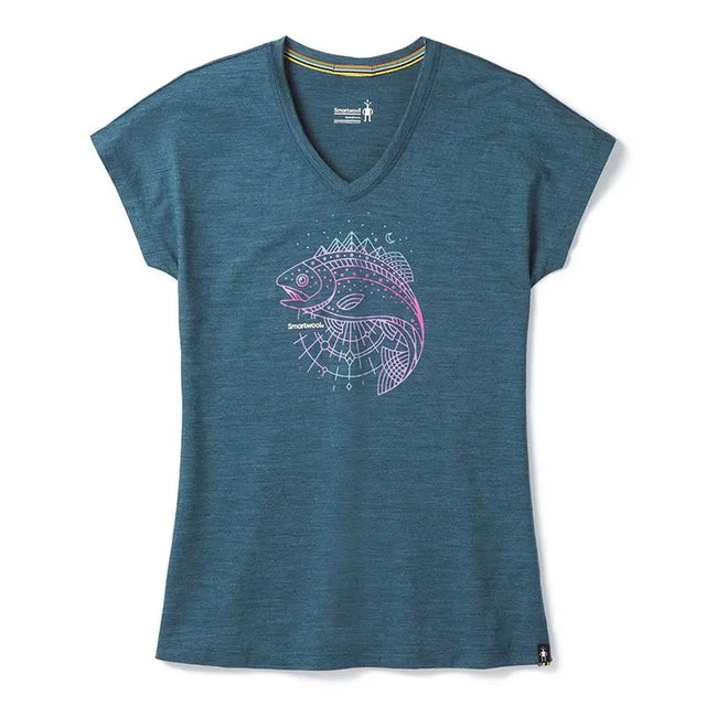 Tricou Smartwool W Merino Sport 150 Midnight Trout   Tricou Smartwool W Merino Sport 150 Midnight Trout