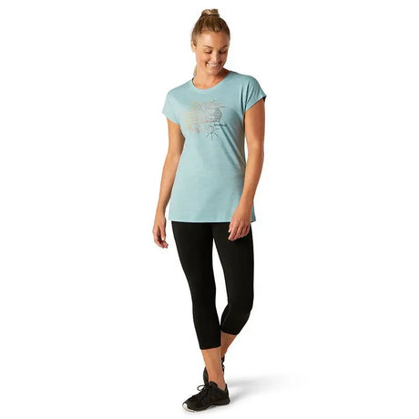 Tricou Smartwool W Merino Sport 150 Mountain Reflection   Tricou Smartwool W Merino Sport 150 Mountain Reflection