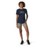 Tricou Smartwool W Merino Sport 150 Spring Leaves Graphic   Tricou Smartwool W Merino Sport 150 Spring Leaves Graphic