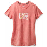 Tricou Smartwool W Merino Sport 150 Spring Leaves Graphic   Tricou Smartwool W Merino Sport 150 Spring Leaves Graphic