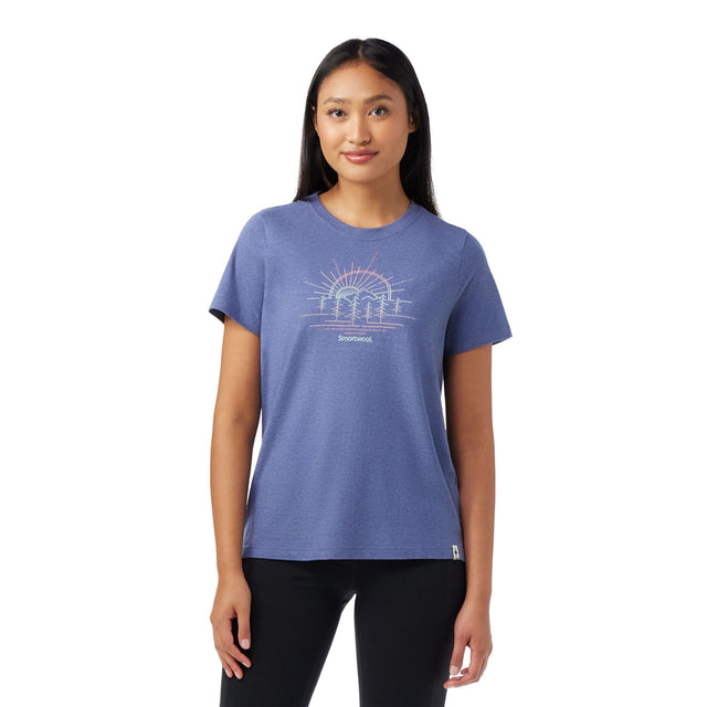 Tricou Smartwool W Mountain Sol Graphic   Tricou Smartwool W Mountain Sol Graphic