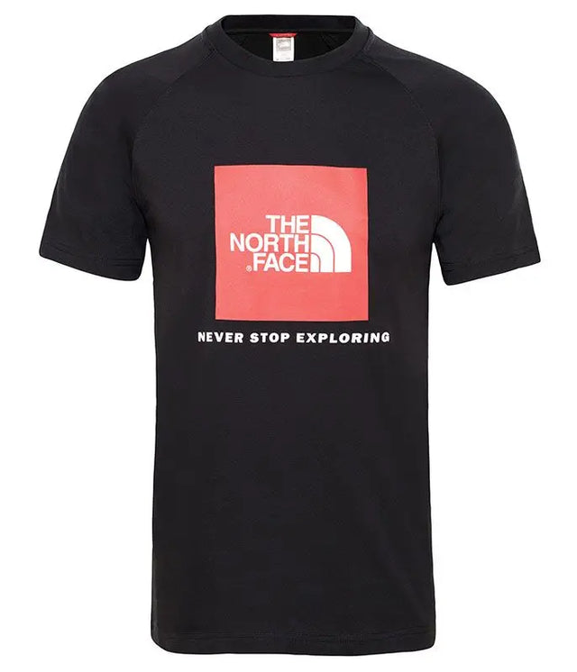 Tricou The North Face M Raglan Red Box   Tricou The North Face M Raglan Red Box