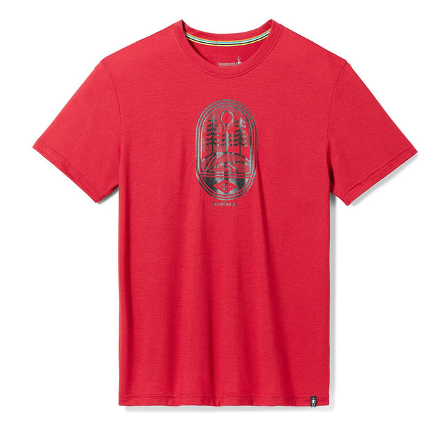 Tricou Unisex Smartwool Mountain Trail Graphic Slim Fit   Tricou Unisex Smartwool Mountain Trail Graphic Slim Fit