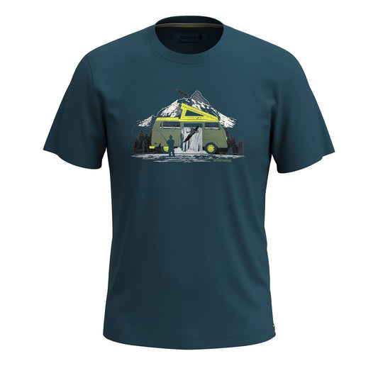 Tricou Unisex Smartwool River Van Graphic   Tricou Unisex Smartwool River Van Graphic
