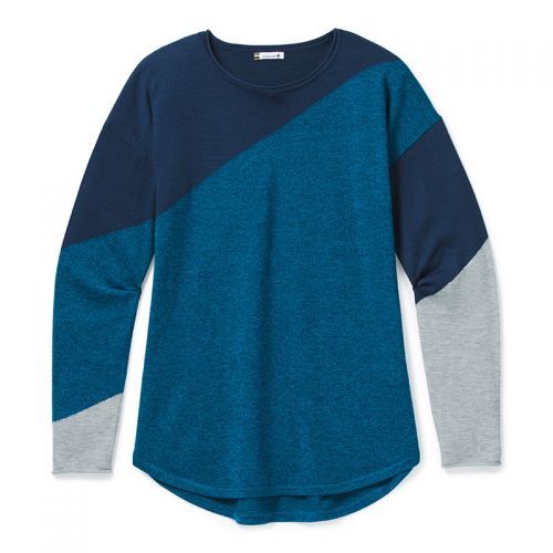 Bluza Corp Smartwool W Shadow Pine Colorblock Sweater